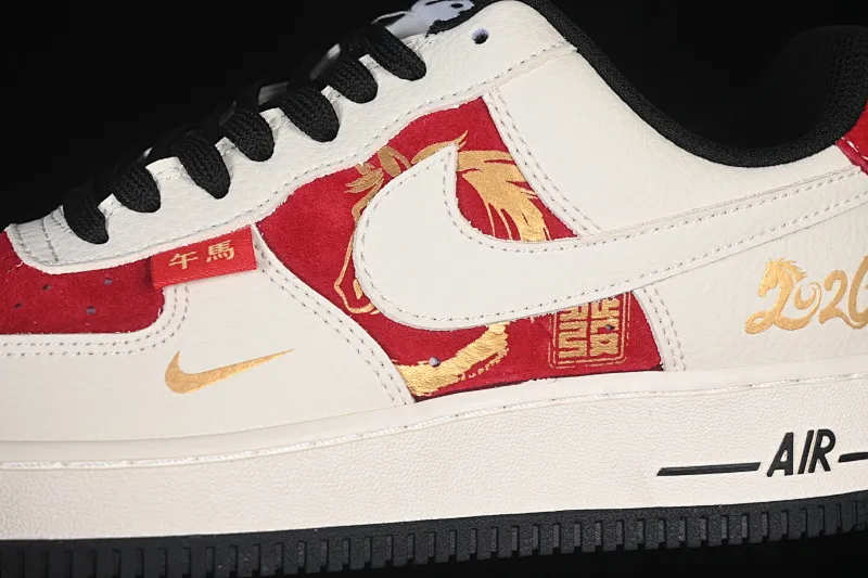 All categories Nk Air Force 1 Air Force series Nk Air Force 1 Low Air Force low-top Nike Air Force 1'07 Low gilt Year of the Horse Air Force 1 low-top casual sneakers XL1982-334